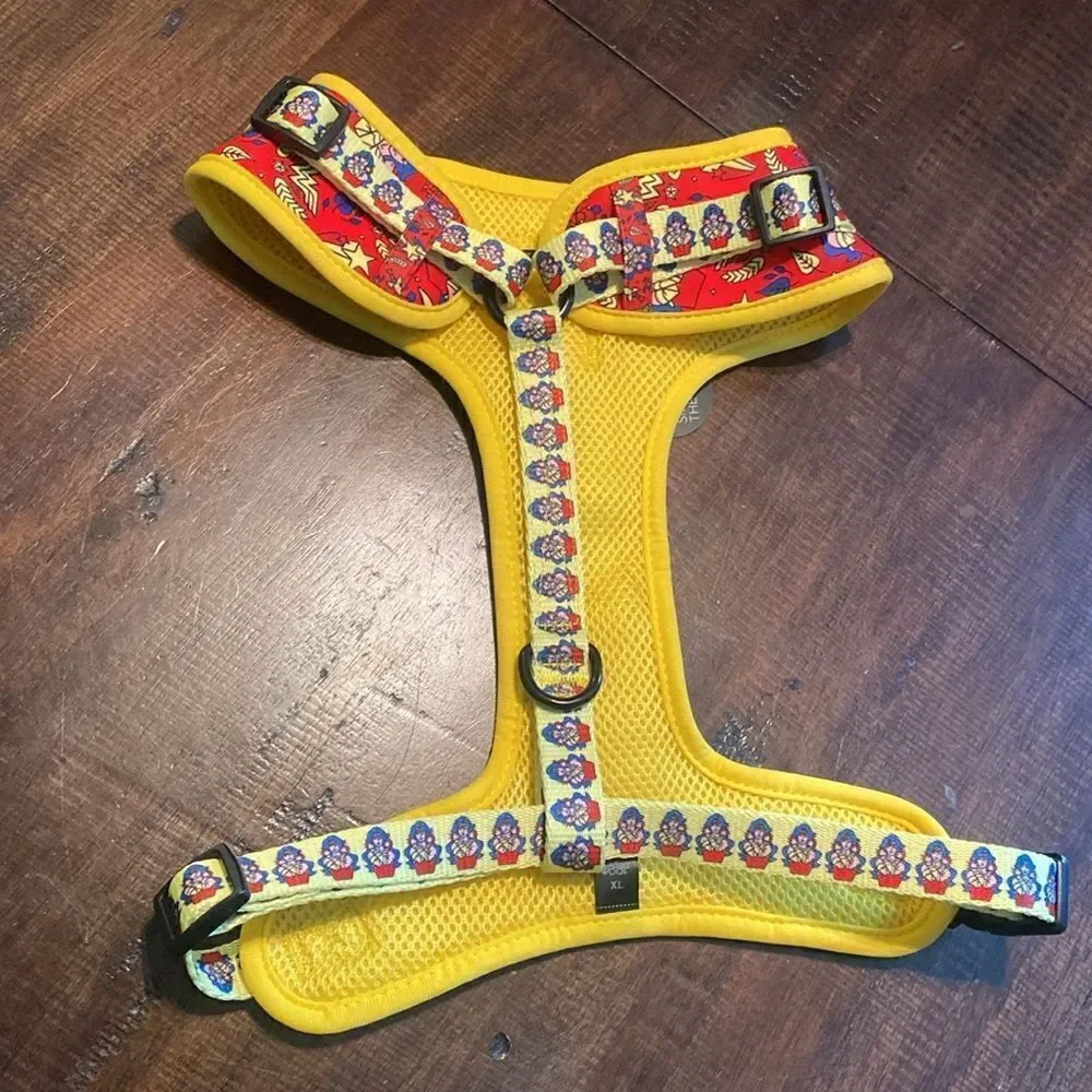 Sassy Woof Wonder Woman Dog Harness Size XL NEW